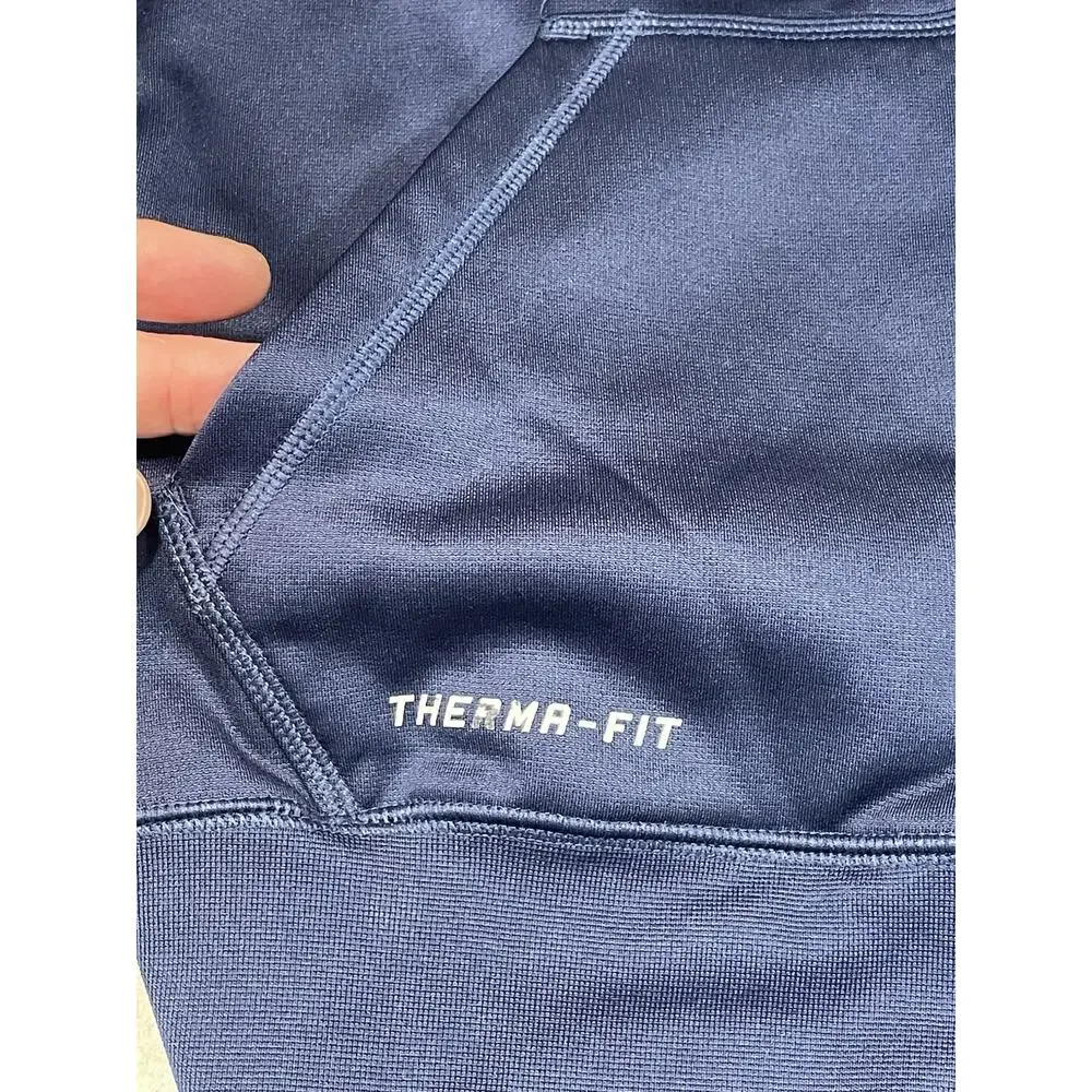 Patriots NFL Team Apparel Nike Therma- Fit Jacket W/Hood Men’s Size XL Football